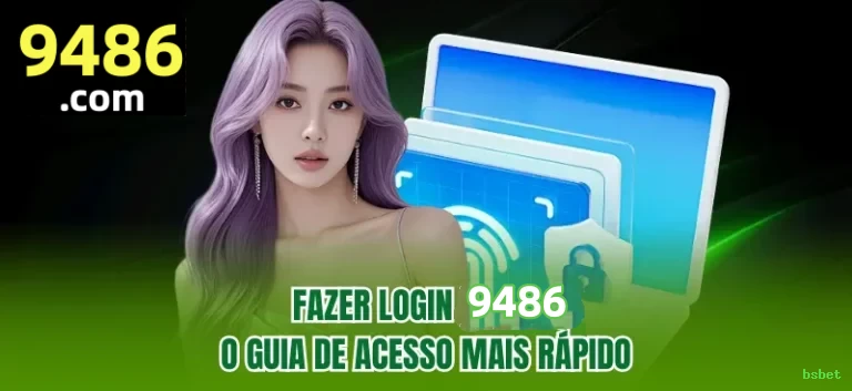 Imagem promocional do login da bsbet